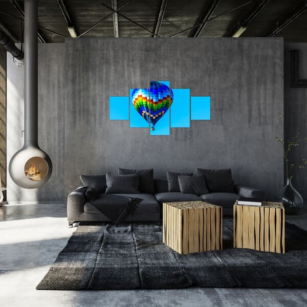 Obraz - Balon na gorące powietrze (125x70 cm)