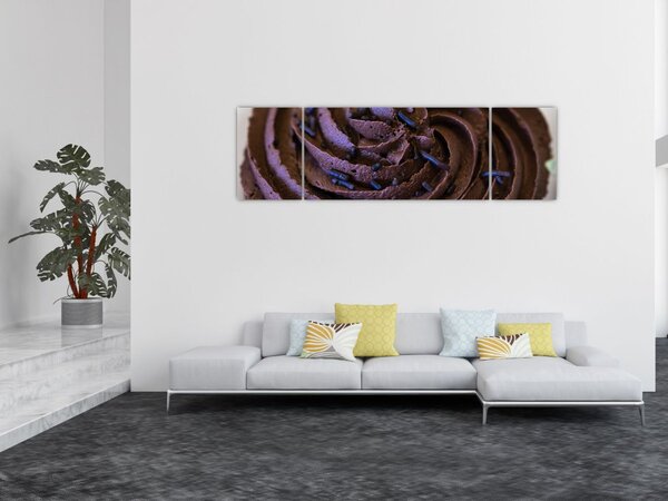 Obraz - Czekoladowa babeczka (170x50 cm)