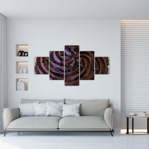 Obraz - Czekoladowa babeczka (125x70 cm)