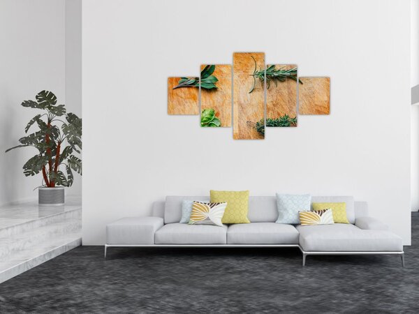 Obraz - Zioła (125x70 cm)