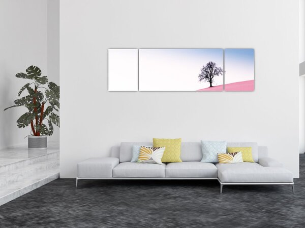 Obraz - Różowy sen (170x50 cm)