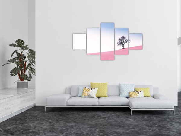Obraz - Różowy sen (125x70 cm)
