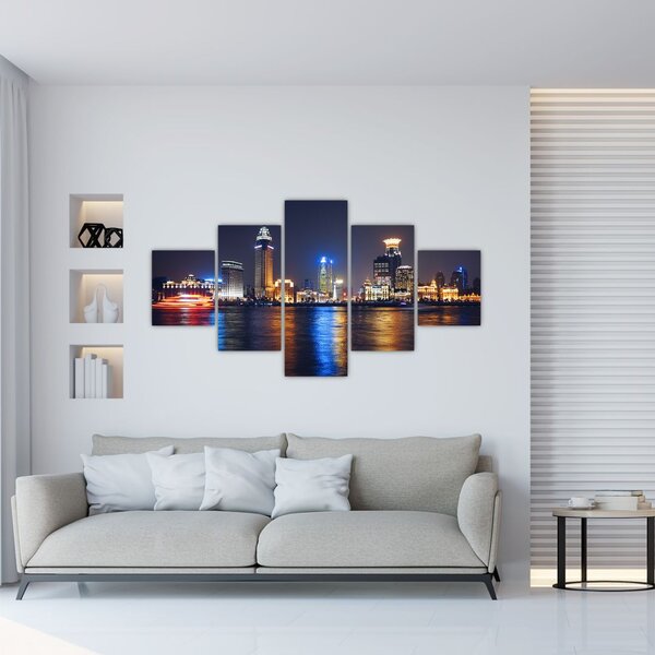 Obraz - Refleksy nocy (125x70 cm)