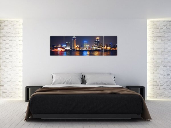 Obraz - Refleksy nocy (170x50 cm)