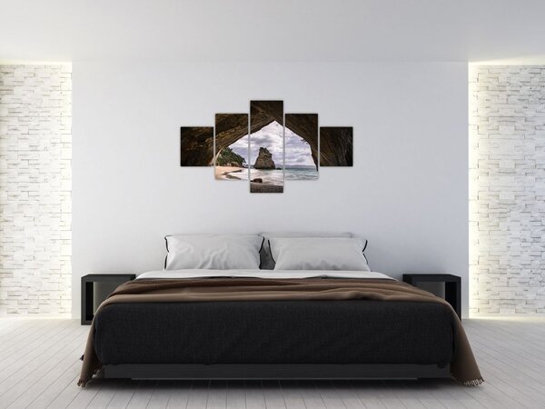 Obraz z jaskini, Nowa Zelandia (125x70 cm)
