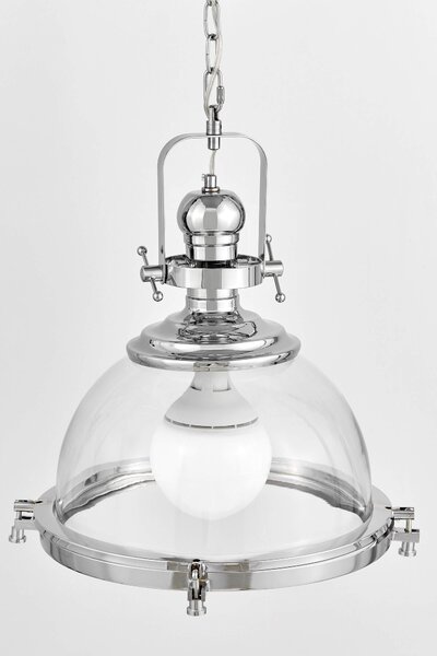 LAMPA WISZĄCA SUFITOWA LOFT CHROMOWANA FALCO