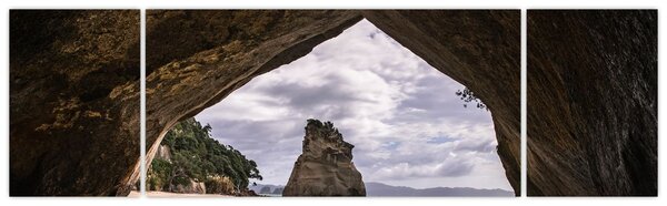 Obraz z jaskini, Nowa Zelandia (170x50 cm)