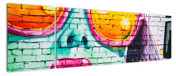 Obraz - Graffiti (170x50 cm)