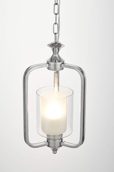 LAMPA WISZĄCA LOFT CHROMOWANA ATLANTA W1 LUMINA DECO