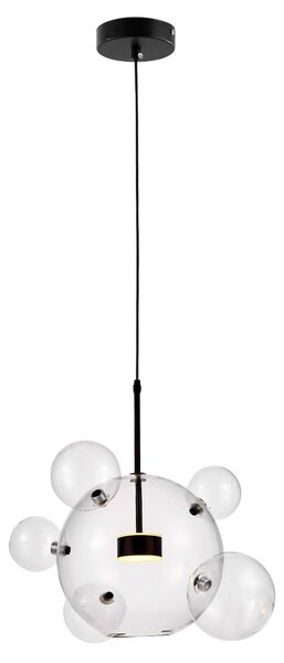 NOWOCZESNA LAMPA WISZĄCA CZARNA NERONI W6