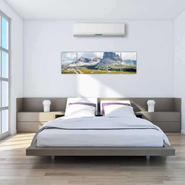 Obraz - Włoskie Dolomity (170x50 cm)
