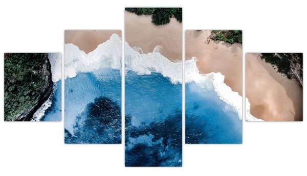 Obraz plaży Nusa Penida, Indonezja (125x70 cm)