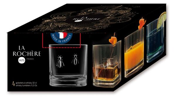Szklanka do whiskey 320 ml Abeille – La Rochére