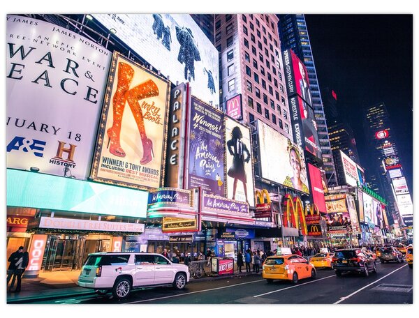 Obraz - New York Theater District (70x50 cm)