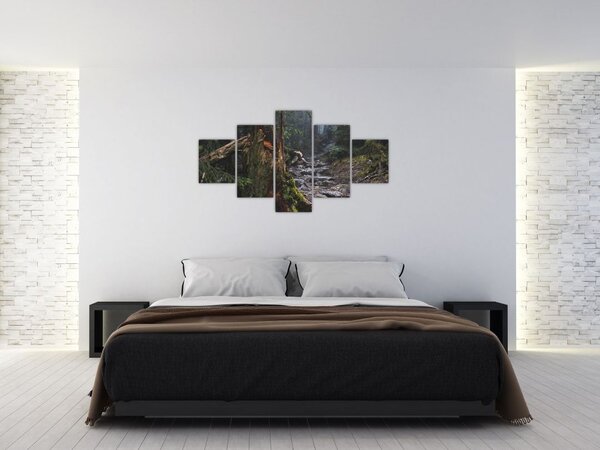 Obraz - W lesie (125x70 cm)