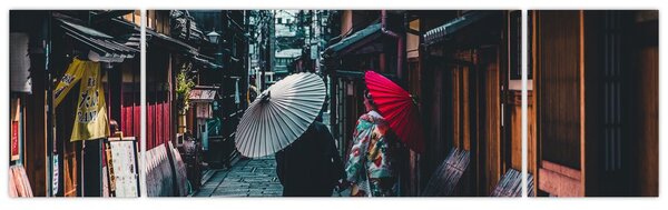 Obraz - Spacer po Tokio (170x50 cm)