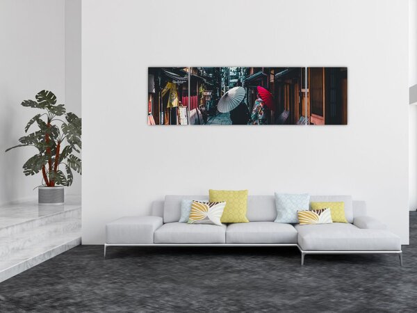 Obraz - Spacer po Tokio (170x50 cm)