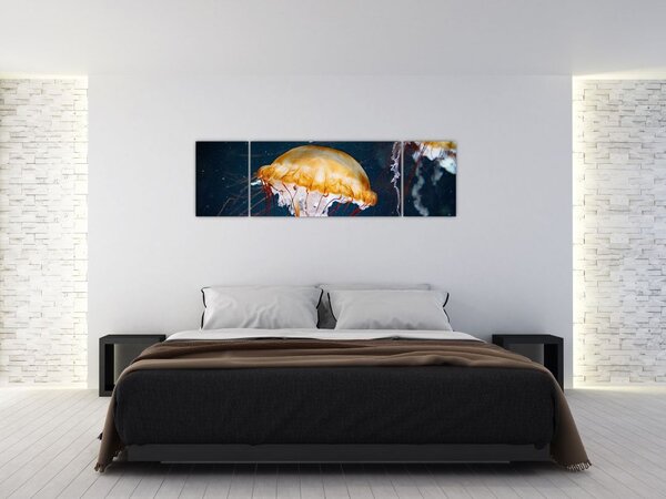Obraz meduzy (170x50 cm)