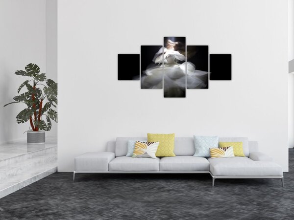 Obraz kwiatu lotosu (125x70 cm)
