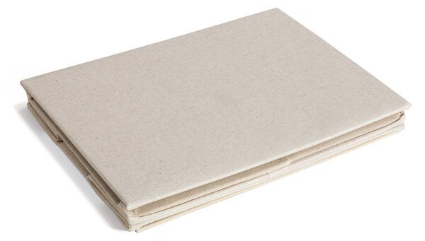 Beżowy tekstylny pojemnik z pokrywką 36x46x25 cm Soft Storage Large – Bigso