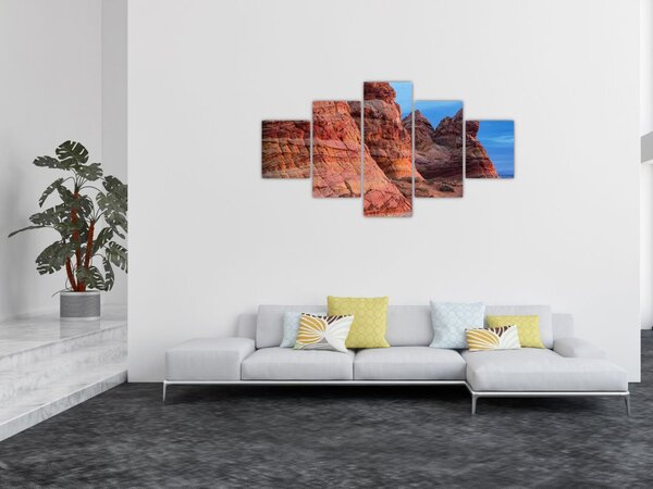 Obraz - Fale klifowe (125x70 cm)