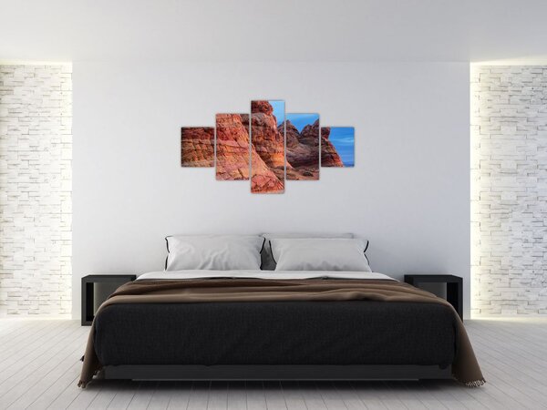 Obraz - Fale klifowe (125x70 cm)