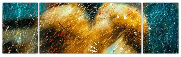 Obraz - Całujące się anioły (170x50 cm)