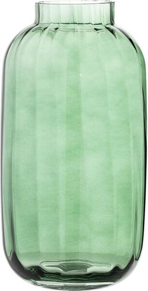 Wazon Bloomingville 32 cm zielony szklany