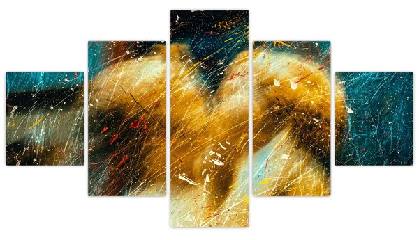 Obraz - Całujące się anioły (125x70 cm)