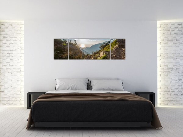 Obraz - Góra Olimp (170x50 cm)
