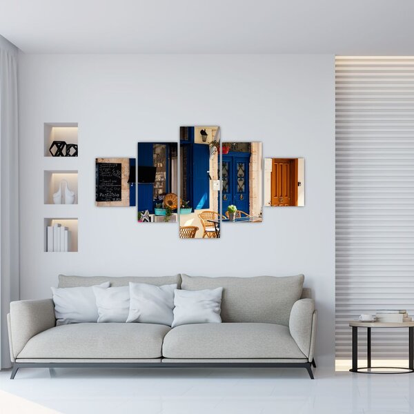 Obraz - Greckie posiedzenie (125x70 cm)