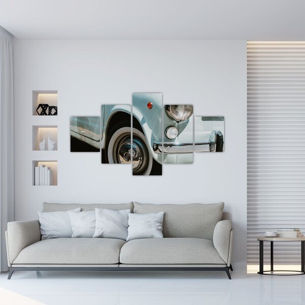Obraz - Fiat retro samochód (125x70 cm)