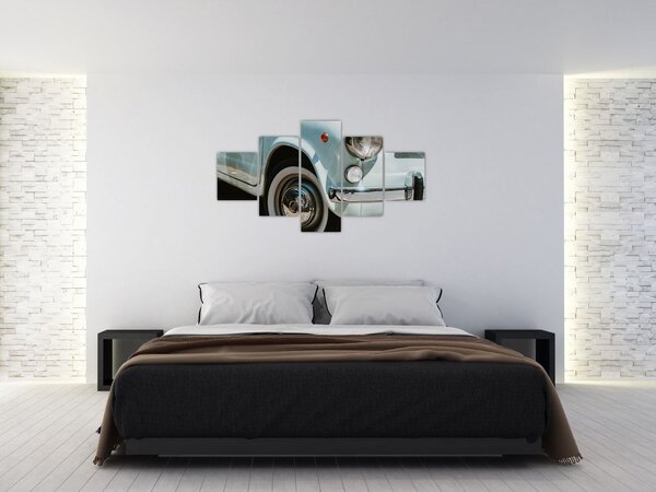 Obraz - Fiat retro samochód (125x70 cm)