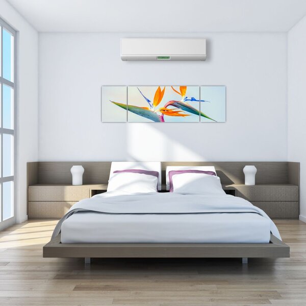Obraz kwiatu Strelicji (170x50 cm)