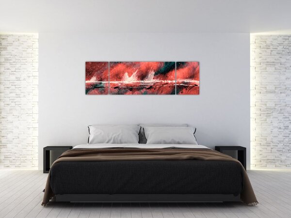 Obraz - Wybuch nafty (170x50 cm)