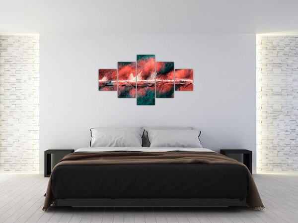 Obraz - Wybuch nafty (125x70 cm)