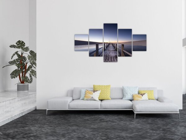 Obraz - Na molo (125x70 cm)