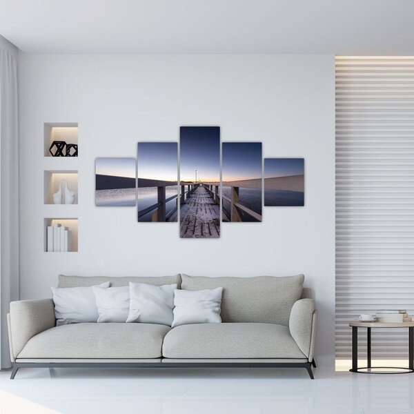 Obraz - Na molo (125x70 cm)