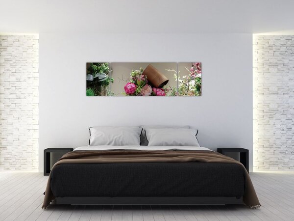 Obraz - Róża dla Ciebie (170x50 cm)