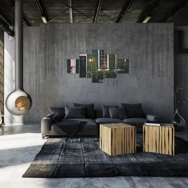 Obraz - W domu z przejażdżki (125x70 cm)