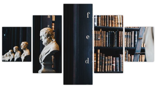 Obraz - W bibliotece (125x70 cm)