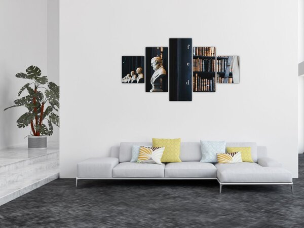 Obraz - W bibliotece (125x70 cm)