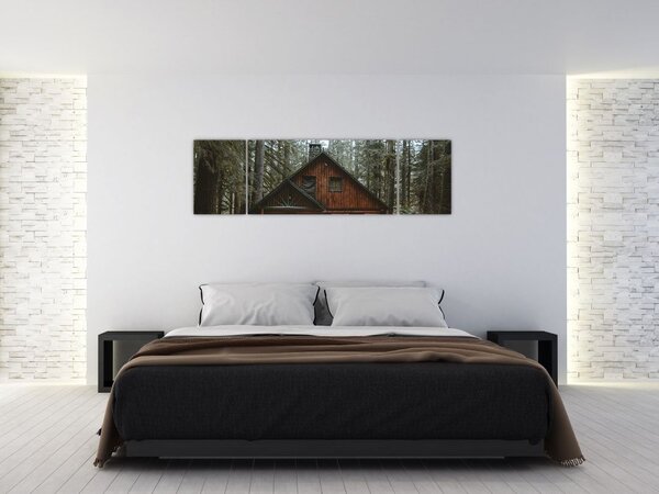 Obraz - Chata górska (170x50 cm)