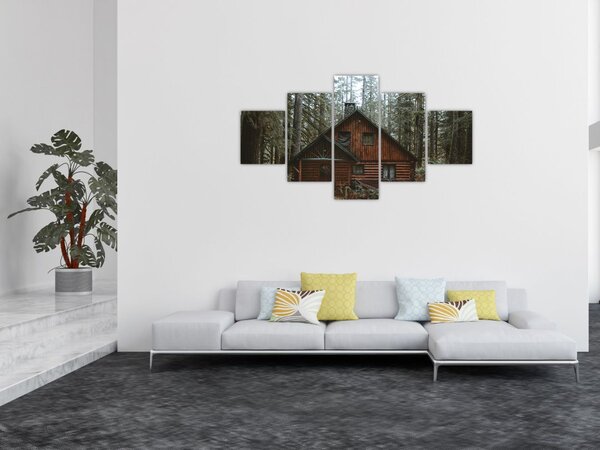 Obraz - Chata górska (125x70 cm)