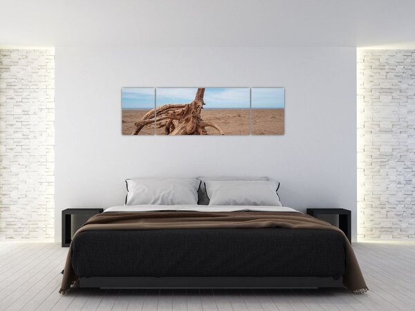 Obraz - Zmyte przez morze (170x50 cm)