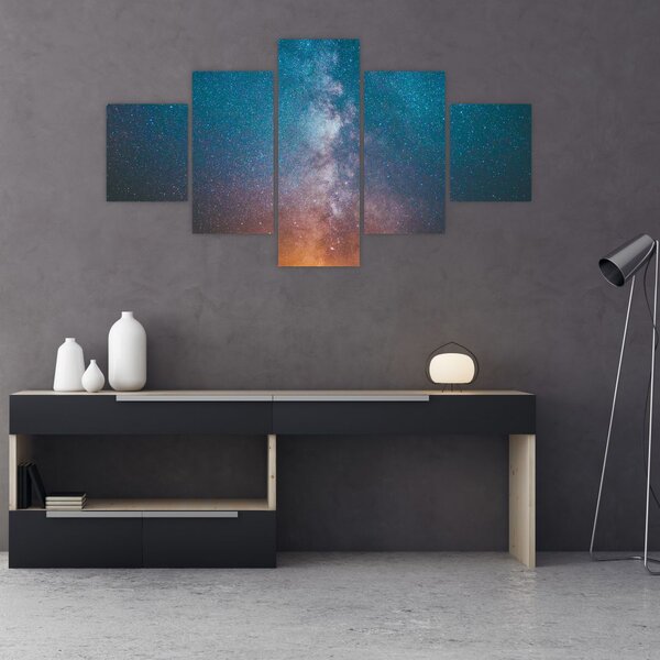 Obraz - Droga Mleczna (125x70 cm)