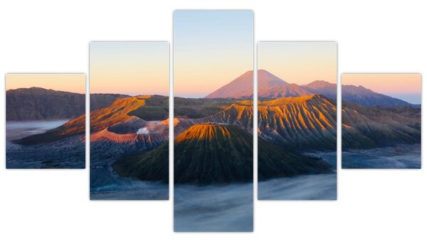 Obraz góry Bromo w Indonezji (125x70 cm)