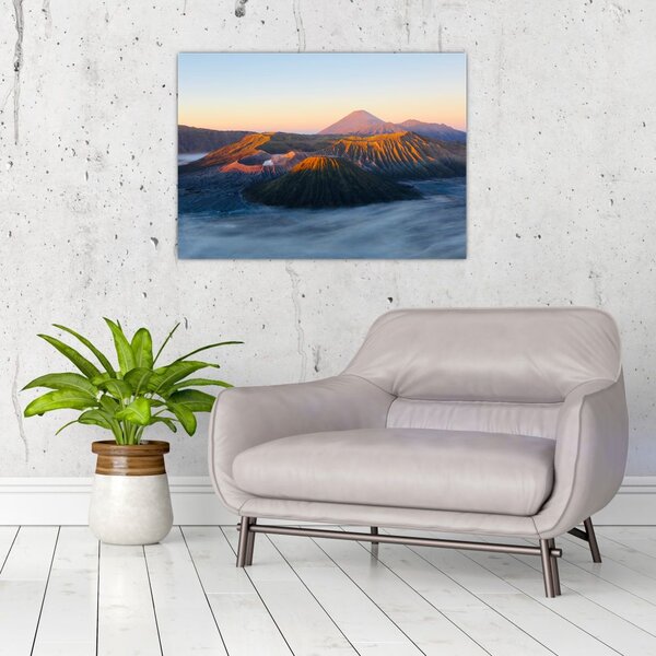 Obraz góry Bromo w Indonezji (70x50 cm)