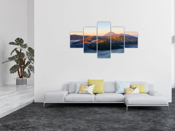 Obraz góry Bromo w Indonezji (125x70 cm)