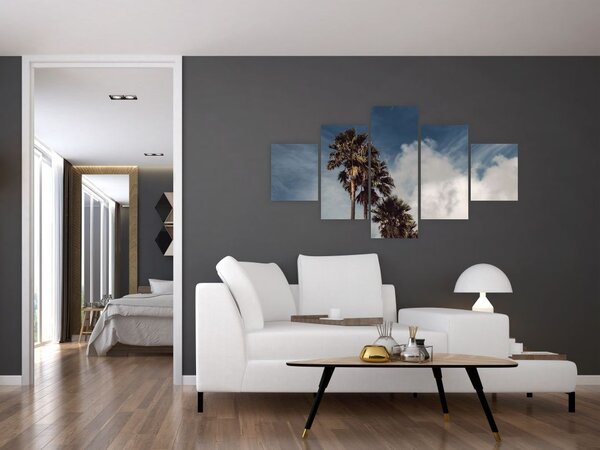 Obraz - Palmowy dramat (125x70 cm)